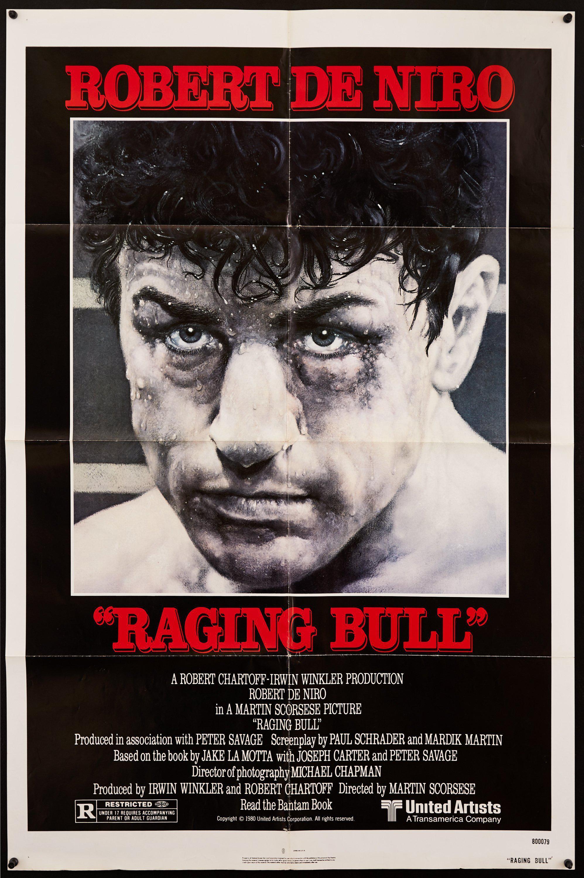 Raging Bull Vintage Movie Poster | 1 Sheet (27x41 ...