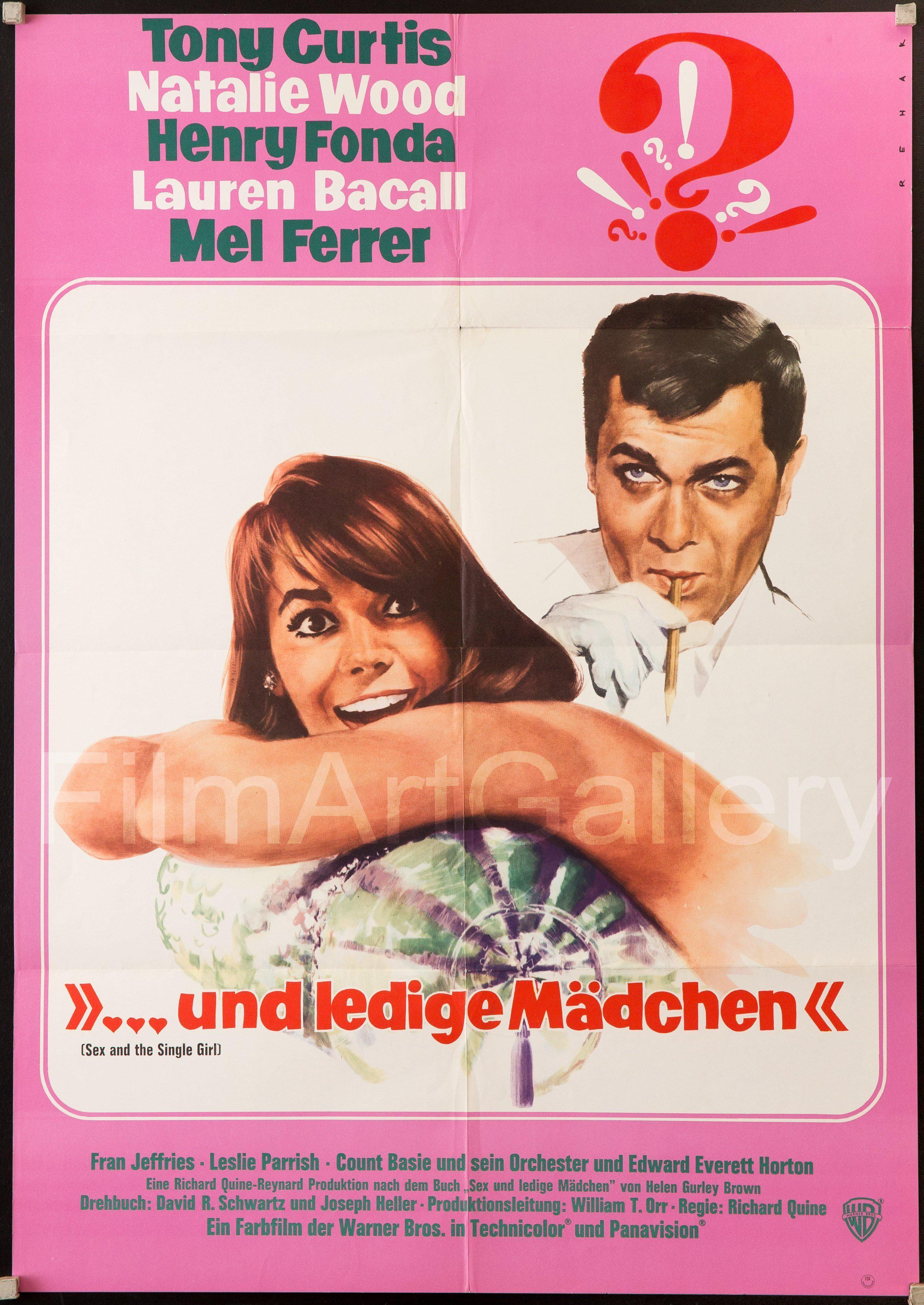 Sex And The Single Girl Movie Poster German A1 23x33