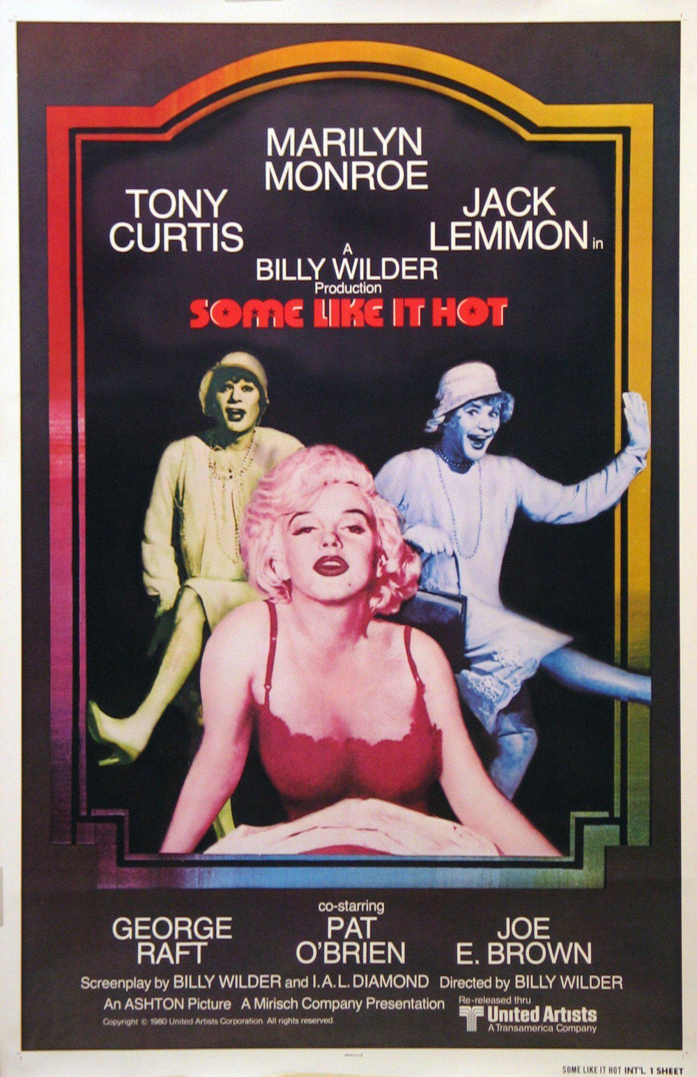 Some Like It Hot Movie Poster 1 Sheet 27x41 Original Vintage Movie