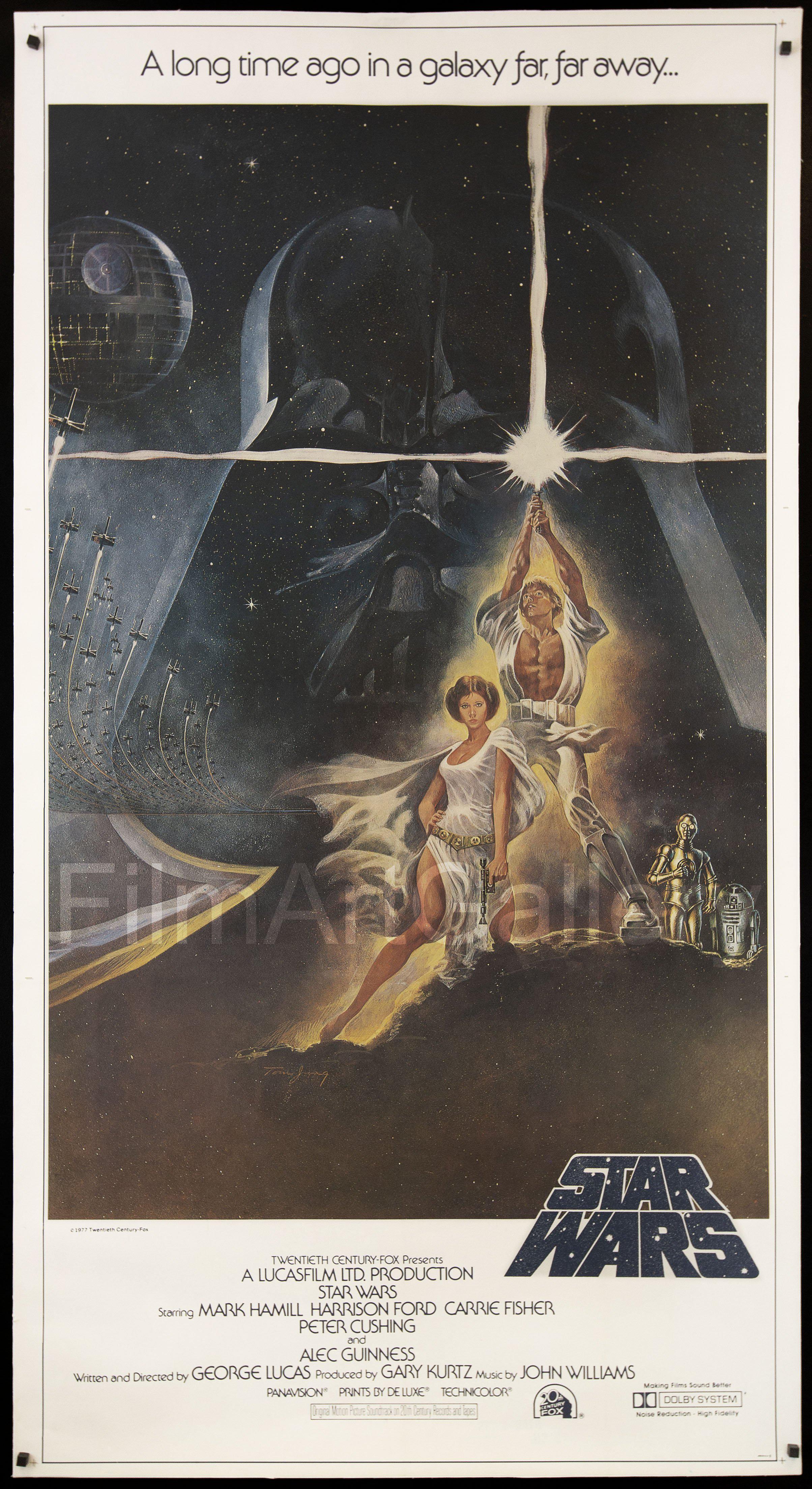 Star Wars Movie Poster | 3 Sheet (41x81) Original Vintage Movie Poster