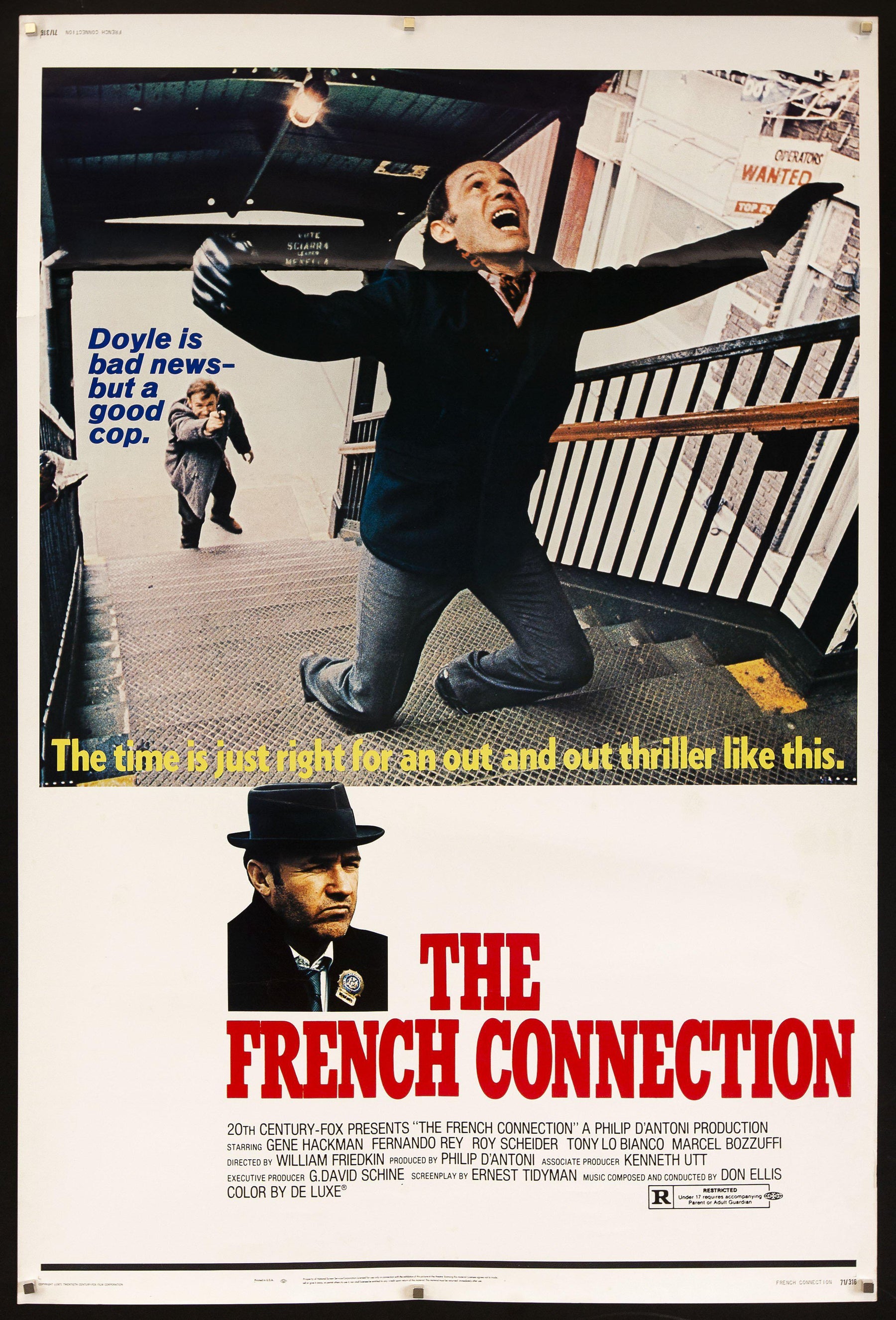 The French Connection Vintage Movie Poster