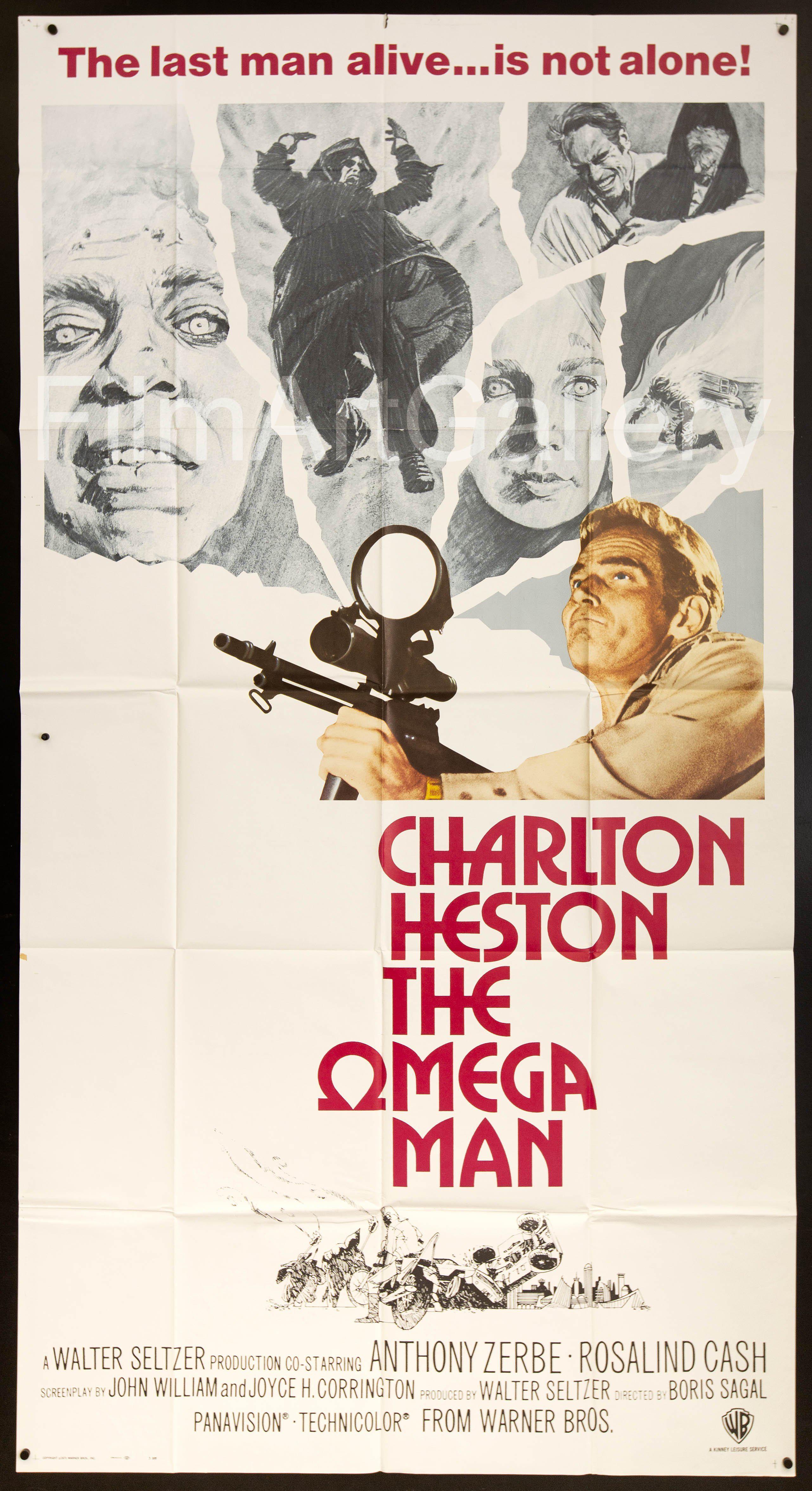 The Omega Man Movie Poster | 3 Sheet (41x81) Original Vintage ...