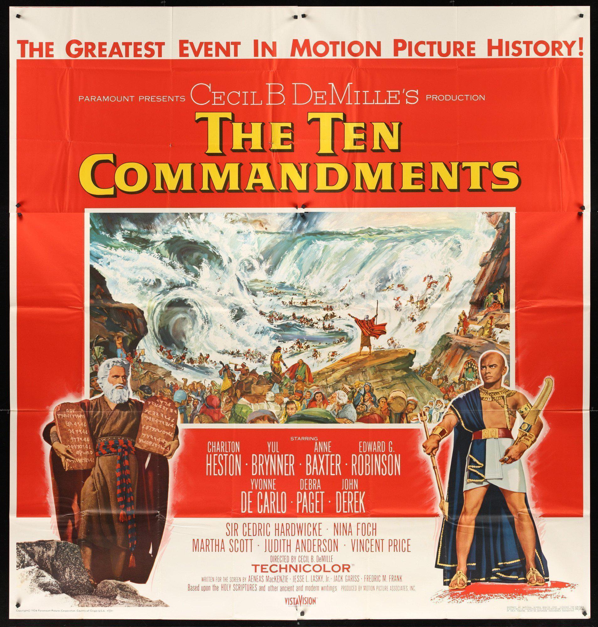 the ten commandments movie 1956 full movie
