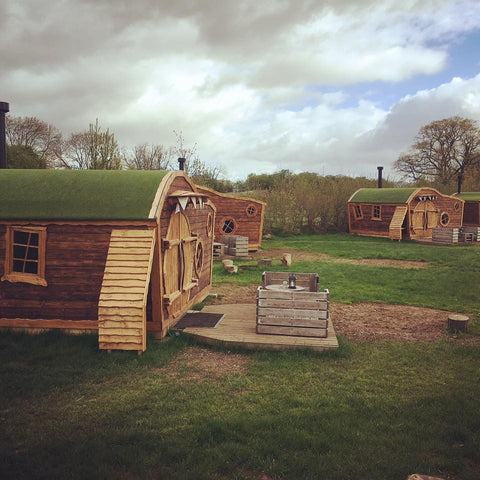 The Hobbit Houses at The Hideaway @ Baxby Manor, in the Kids Camping Store Blog