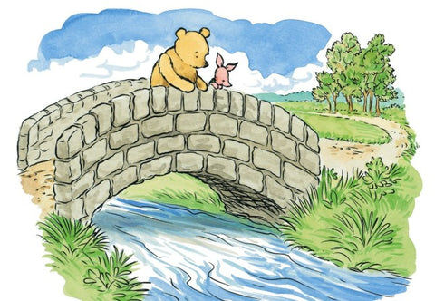 Pooh Sticks; a classic camping game for children