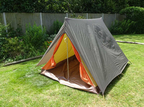 Tent in garden