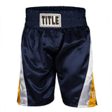 Title Pride Pro Boxing Trunks - Yellow/White/Blue - Casanova Boxing USA