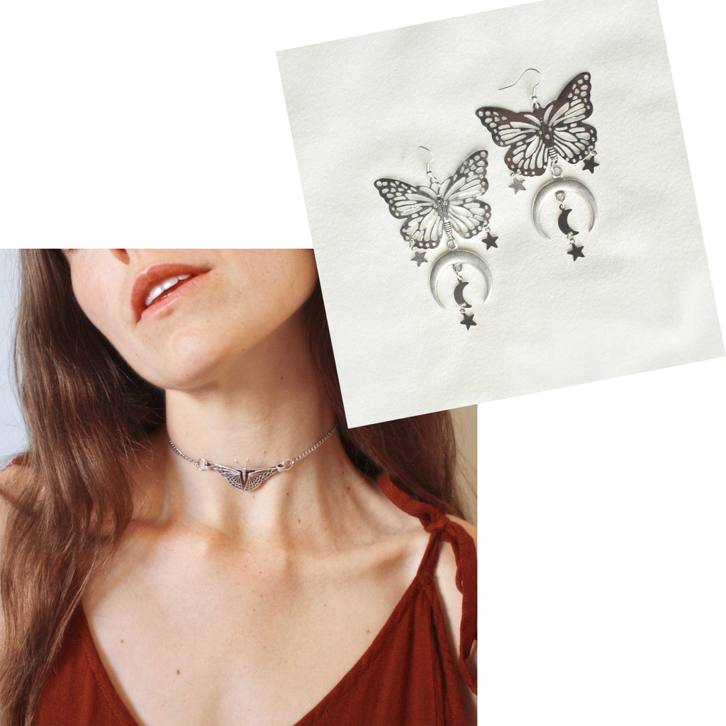 Butterfly Choker Necklace – Lubdub