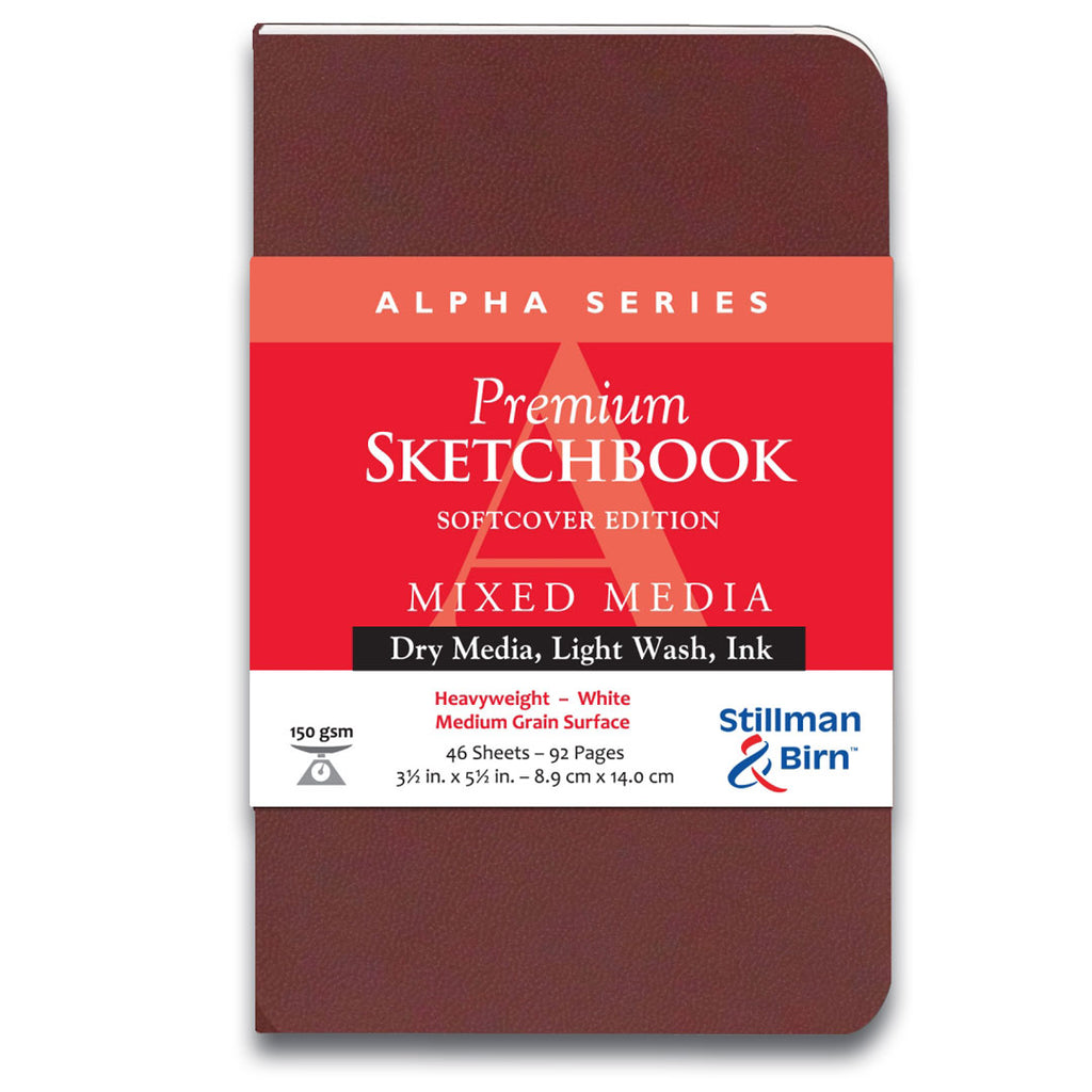 Stillman & Birn Nova Series Toned Softcover Sketchbook - Beige, 8-1/2 x  5-1/2