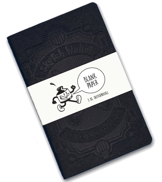 XL Toned Tan Paper Sketchbooks - 3 Pack – Sketch Wallet