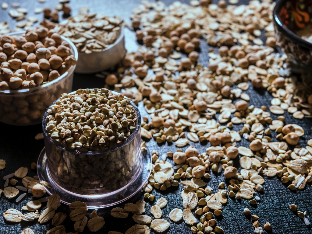 Different kinds of cereals