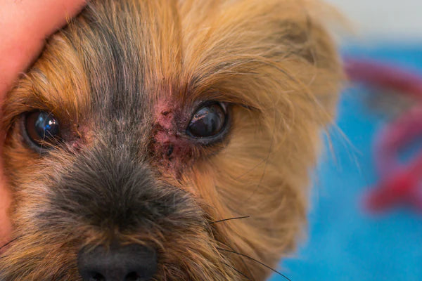 Yorkshire terrier eye infection