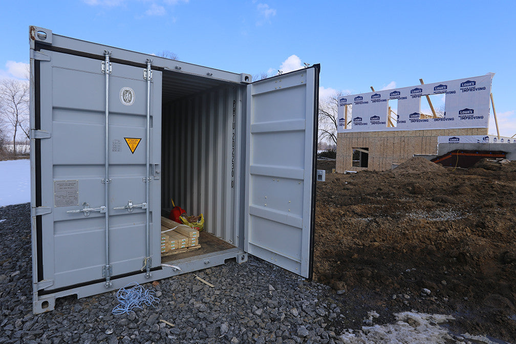 shipping containers in construction