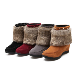 wedge winter boots women's shoes