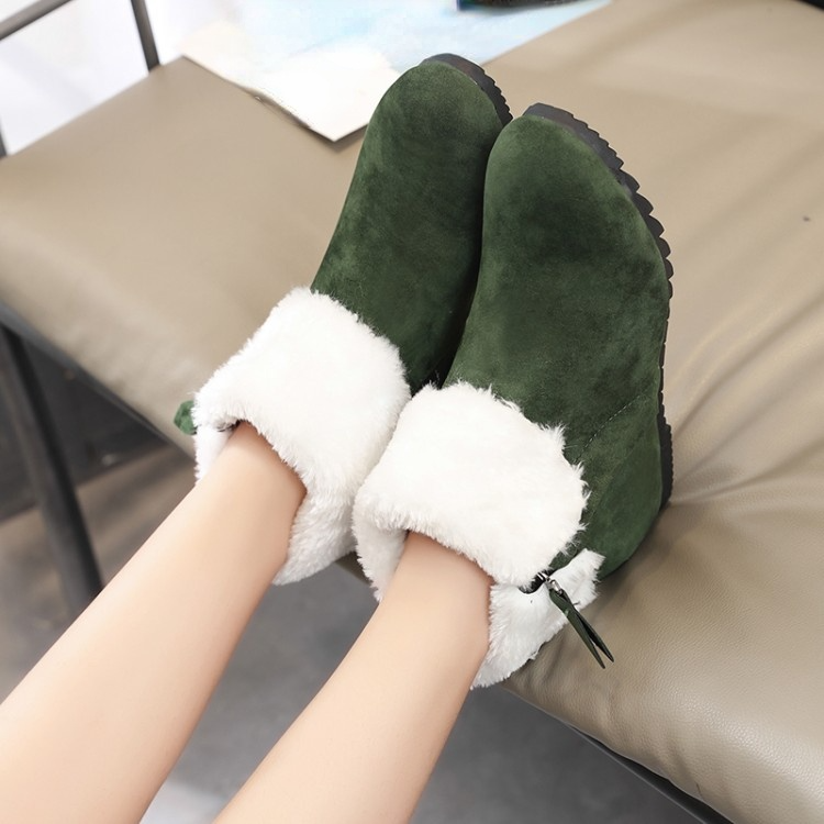 Women Wedges Heel Snow Boots