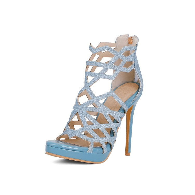 Women High Heel Gladiator Platform Sandals