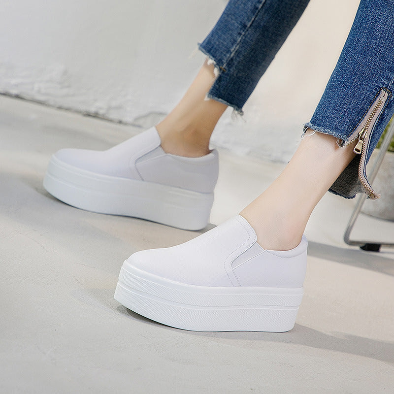 Women's Thick-soled Platform Wedges Casual Shoes – Shoeu