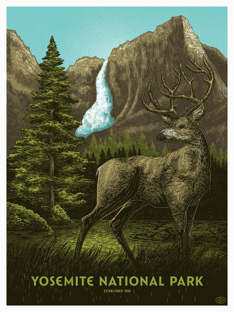 Yosemite National Park John Vogl Color Separations