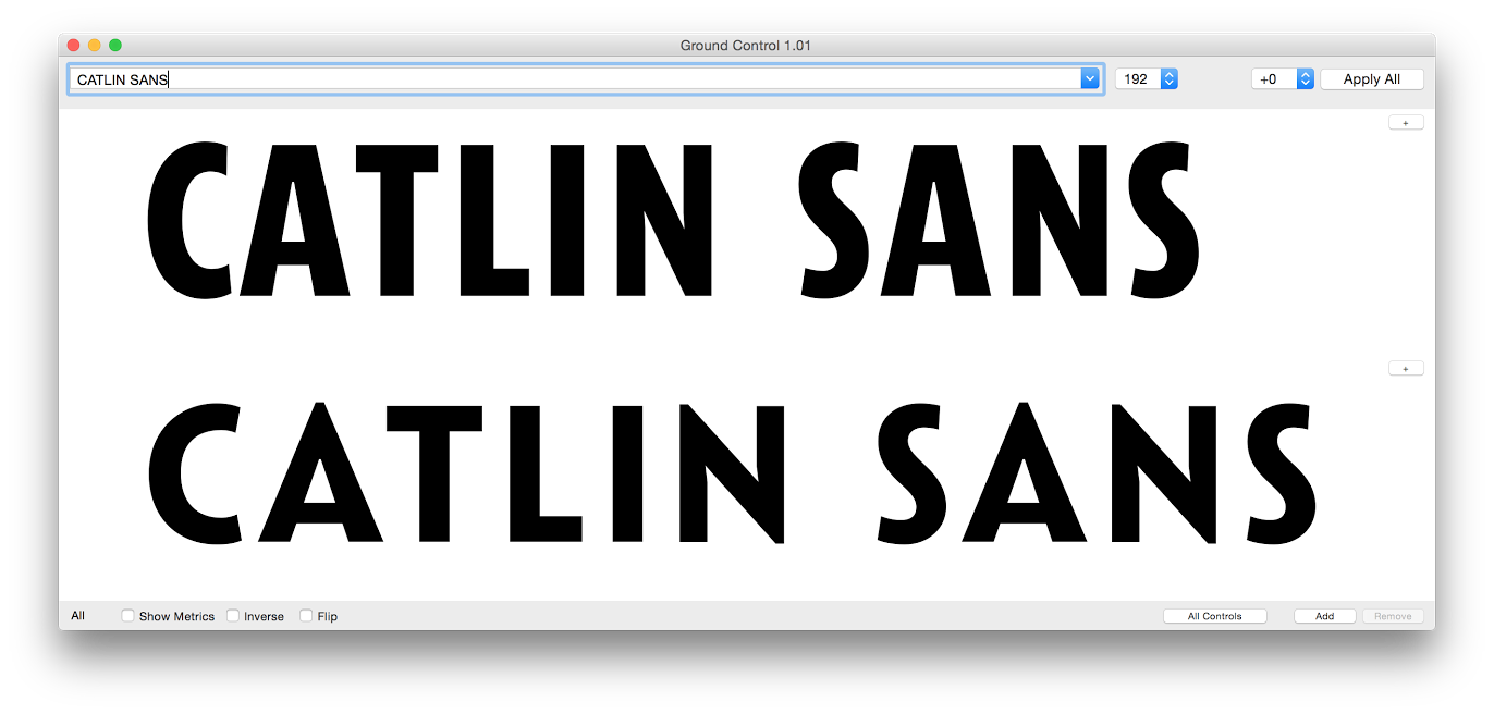 Catlin Sans Process