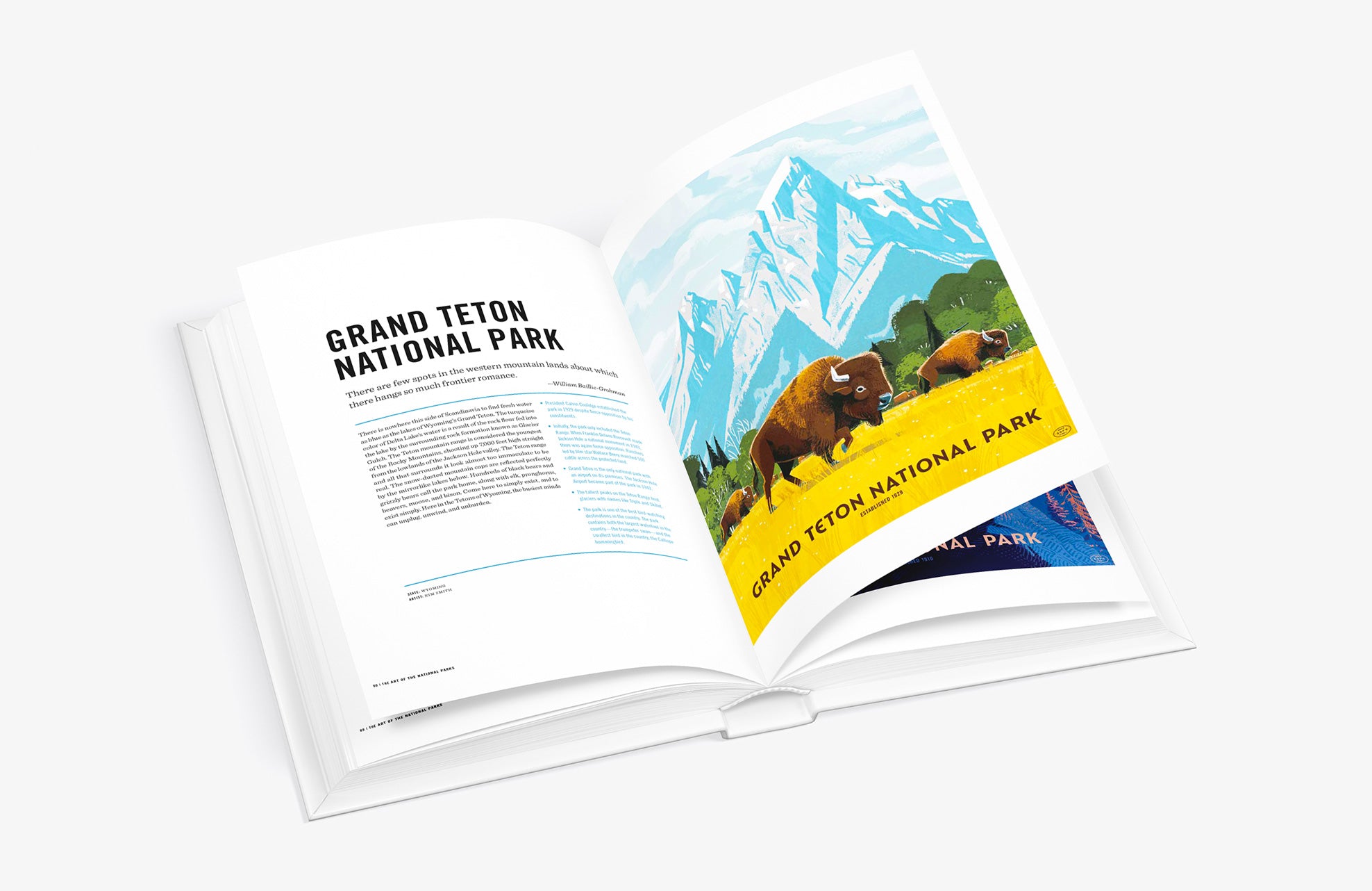 Art of the National Parks by Fifty-Nine Parks book Grand Teton