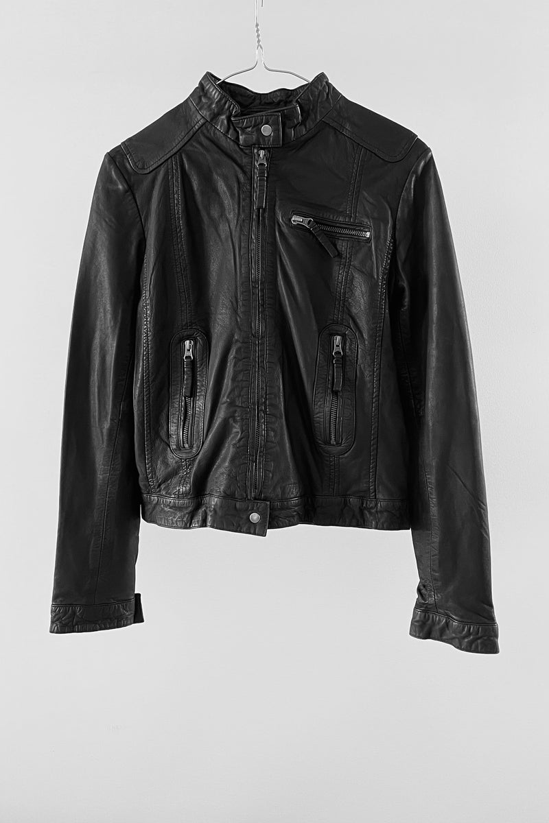 slap af nevø Udgående Karla Leather Jacket for Women | Real Leather | Munderingskompagniet –  Munderingskompagniet / MDK