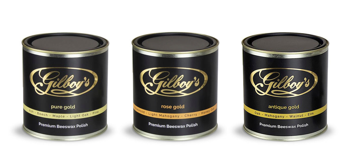 Gilboys beeswax wood polishes