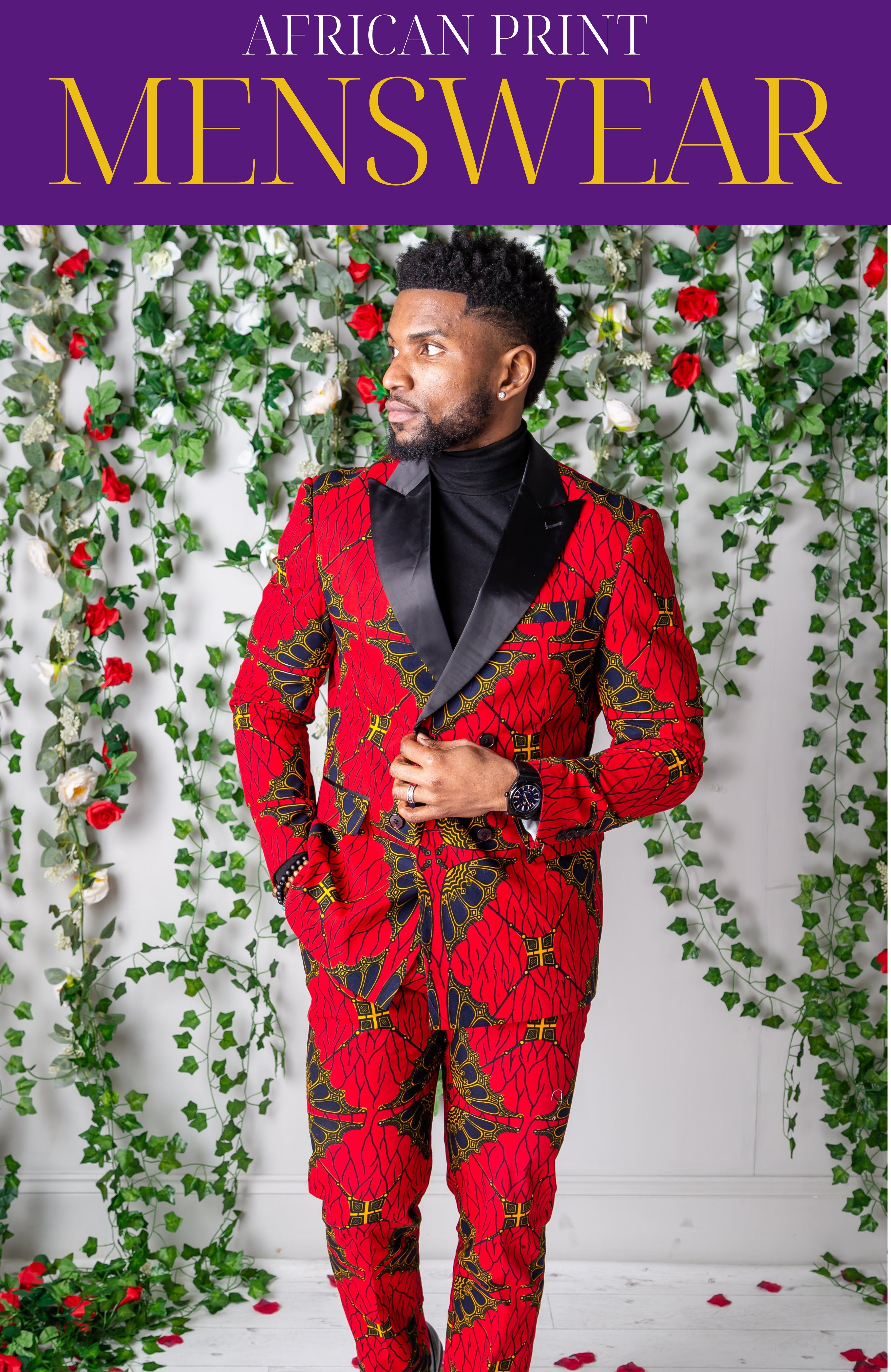 Royal Blue African Suit for Men| Dashiki Clothing for Men| Wedding Gue –  Splendor Of Africa