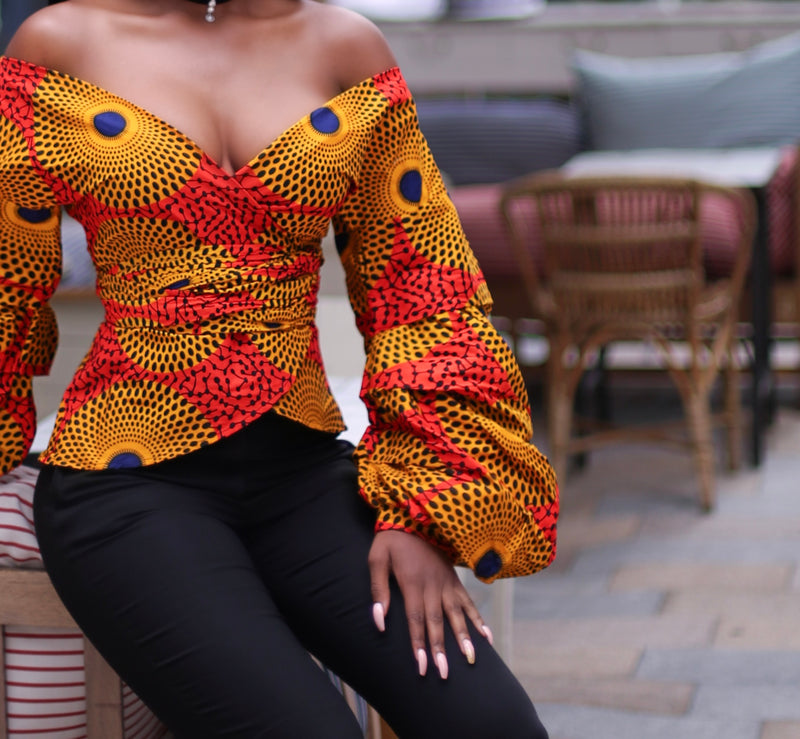 african print shirts for ladies