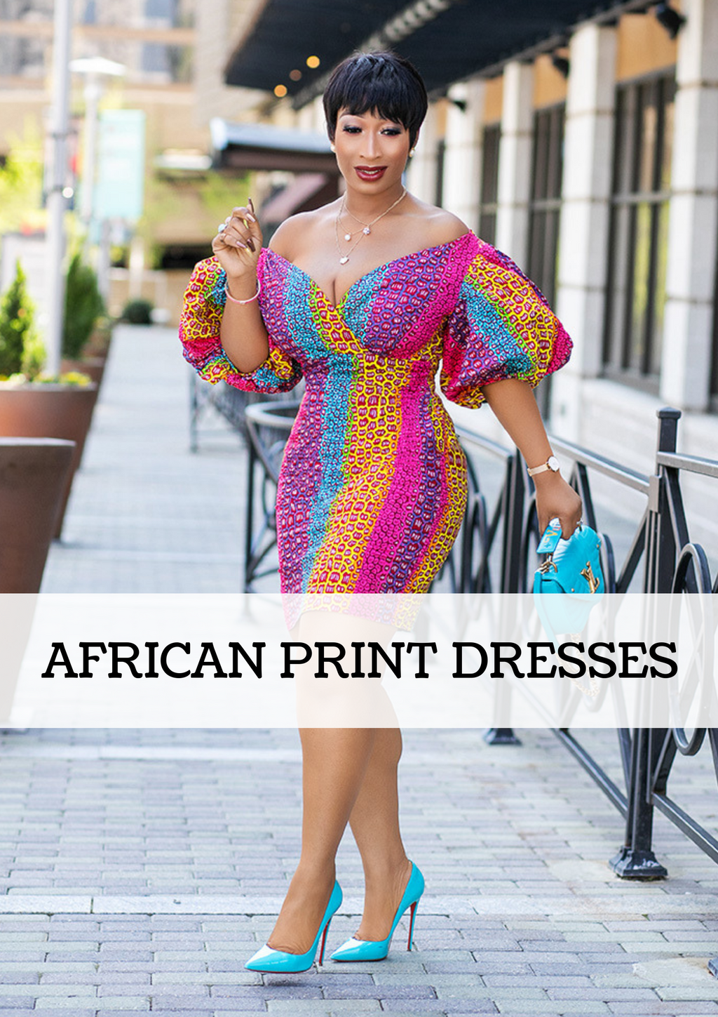 jean dresses with african print