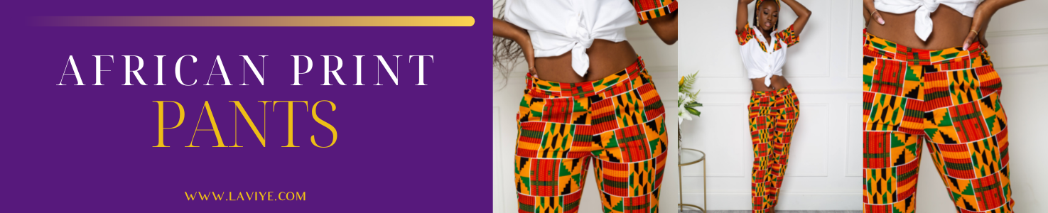 African Print Pants and Trousers by Laviye
