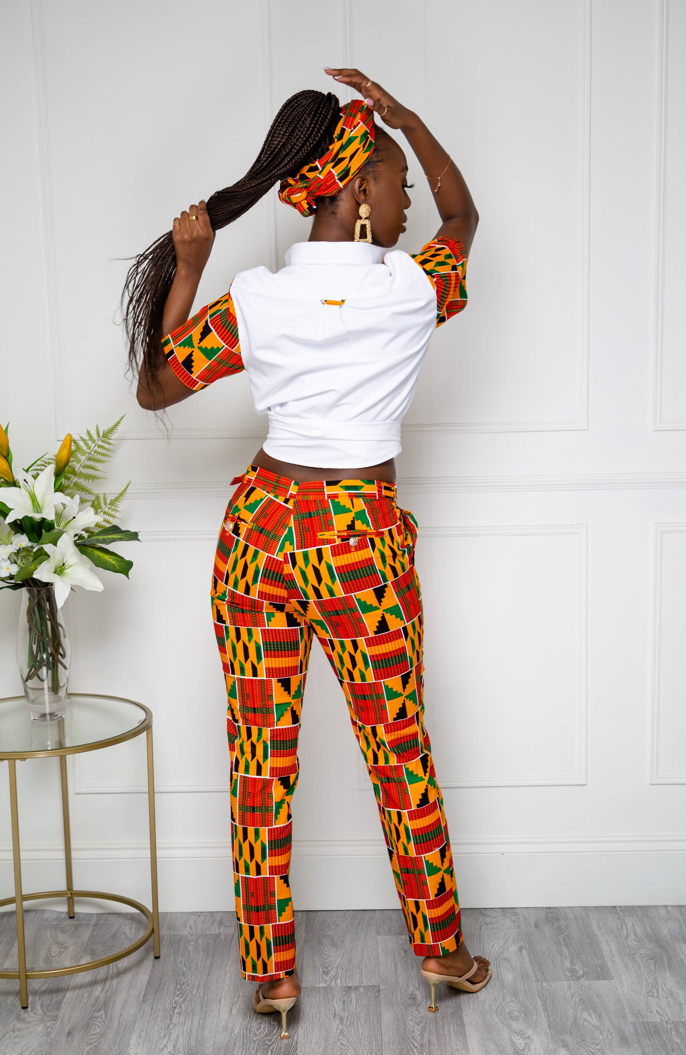 Women's Print Pants | Unisex Ankara Fashion Tailored Fit Trous – LAVIYE
