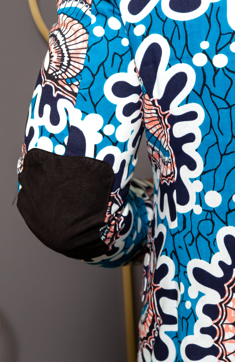 Men African Fashion - Tailored Fit Shawl Collar African Print Blazer f ...
