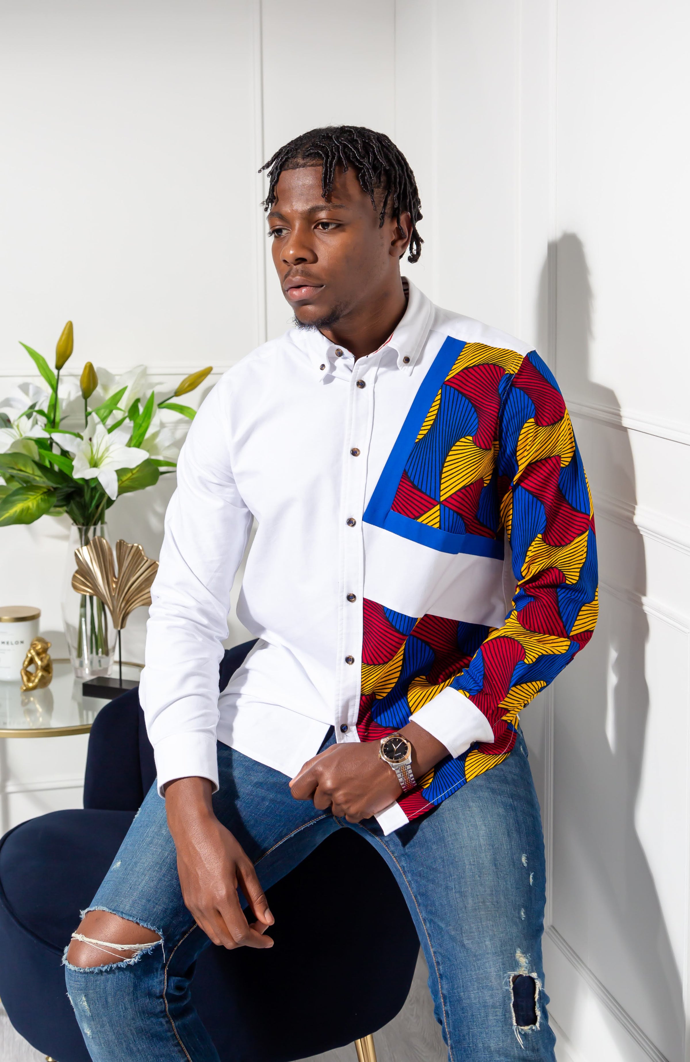 ankara shirts for men