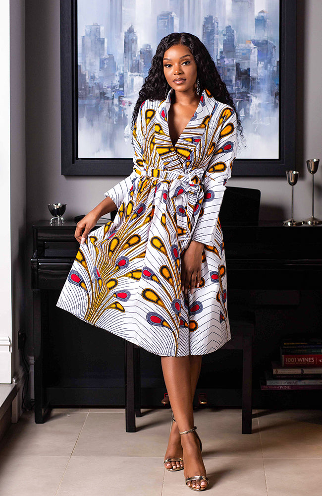 fit and flare ankara dresses