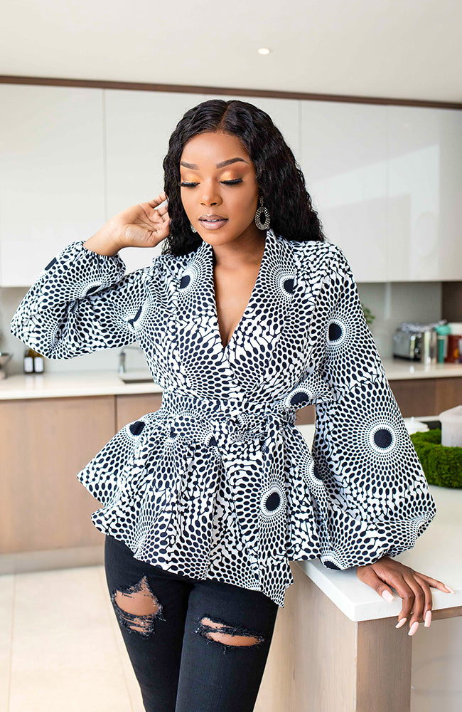 african print shirts for ladies