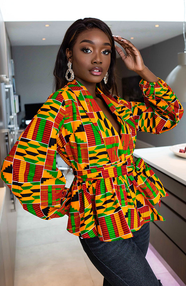 african print shirts for ladies