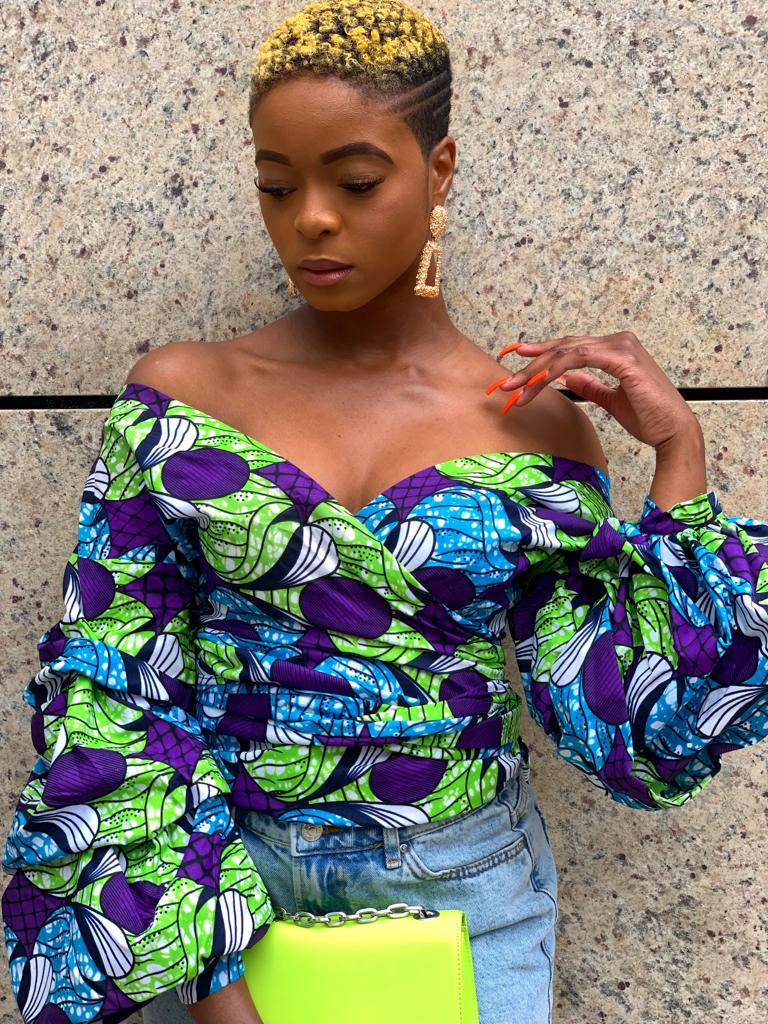 african wrap top