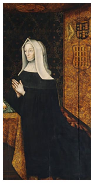 Margaret Beaufort, mother to our first Tudor King,