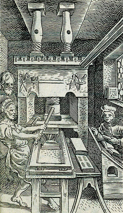 Device of the 16th-century printer Jodocus Badius Ascensius