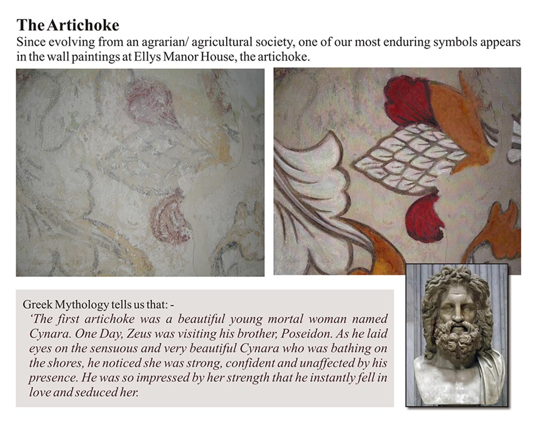 The Artichoke and Greek Mythology at Ellys Manor House