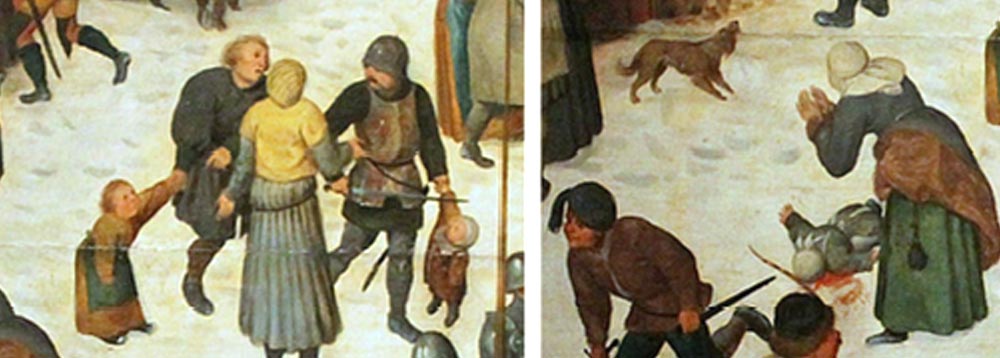 The Massacre of the Innocents (detail)  Piefer Breugel the Elder 