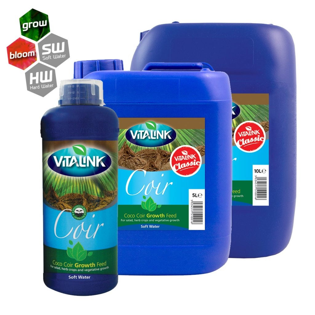 Vitalink Coir Classic Grow Hard Water