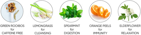 Digestion herbal tea blend ingredients