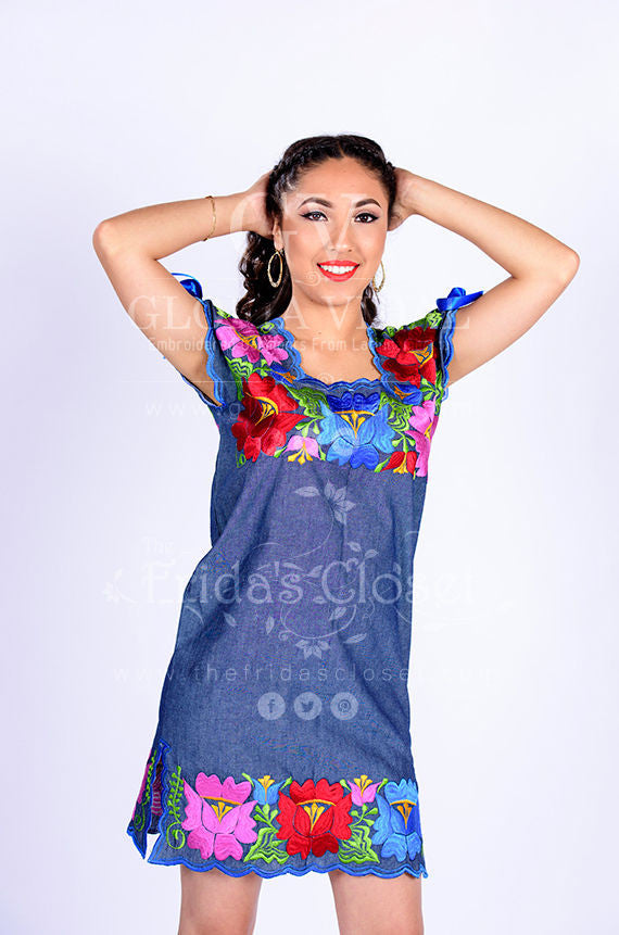 mexican boho dress