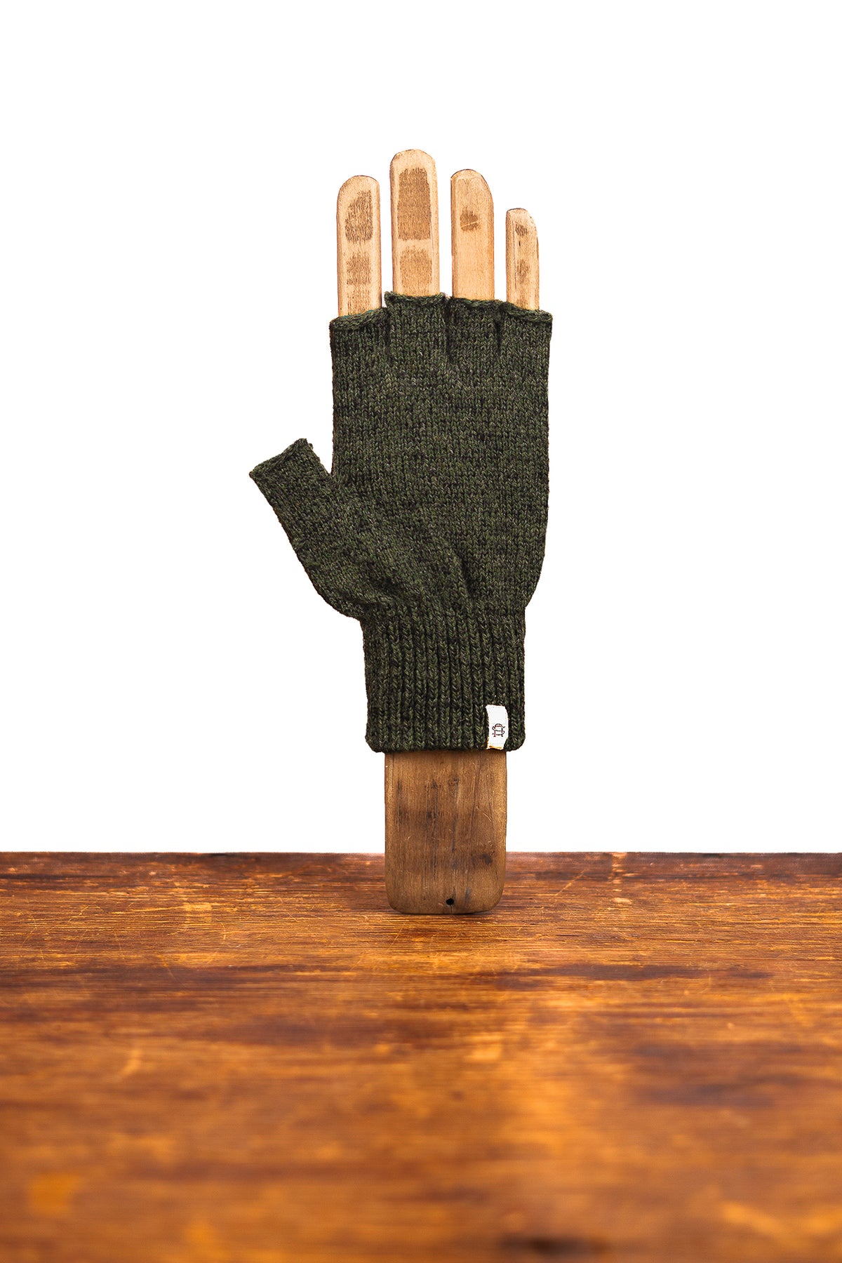 Black Melange Fingerless Ragg Wool Gloves – UPSTATE STOCK