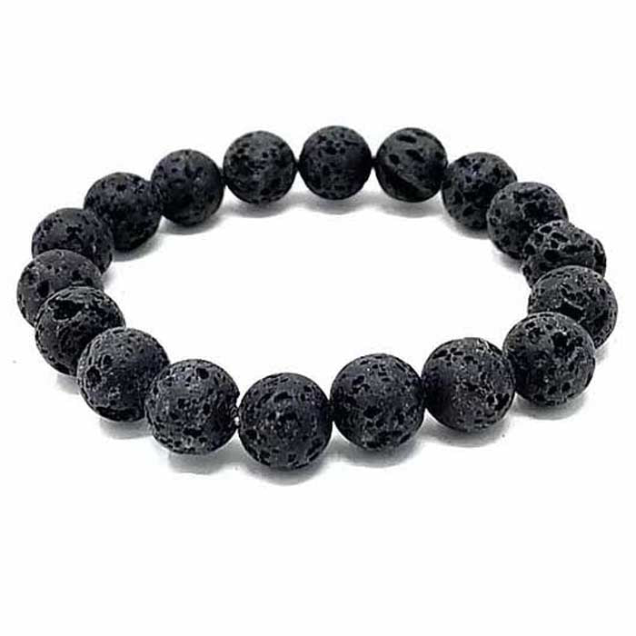 Essential Oil Lava Stone Bracelet 10mm