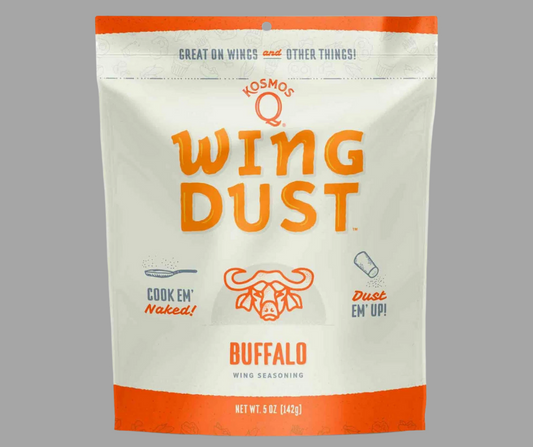 KOSMOS Q WING DUST - BUFFALO HOT – Humphreys BBQ