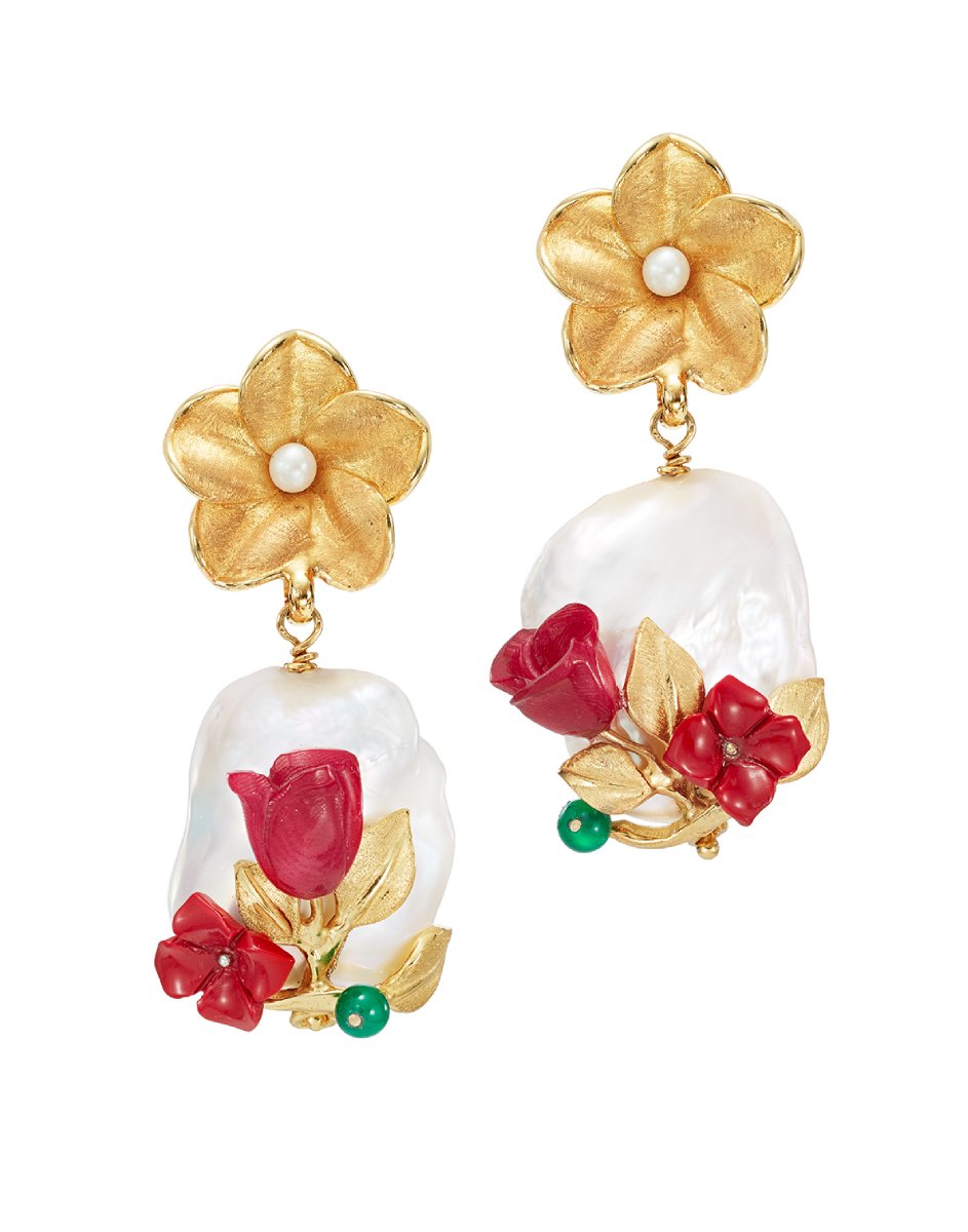 Power Pearl Drop Earring