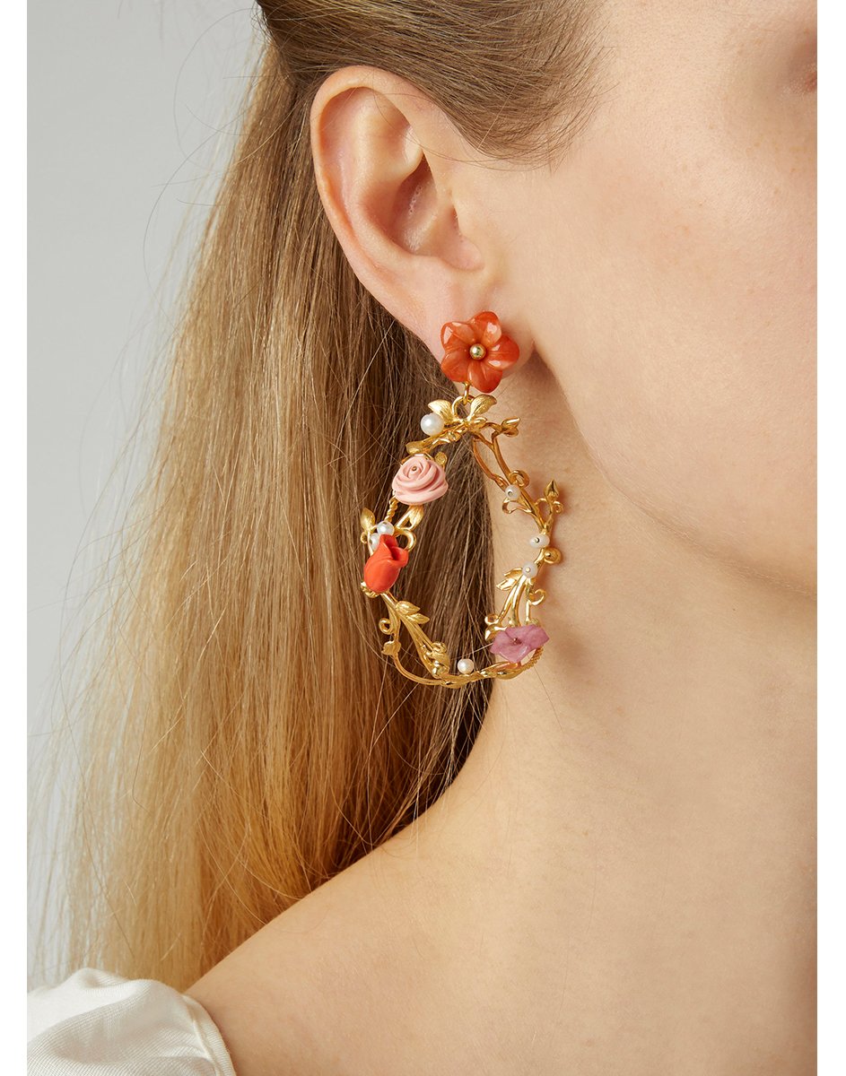 Flower Whirl Earrings