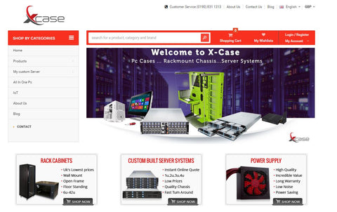 Neue Xcase-Website